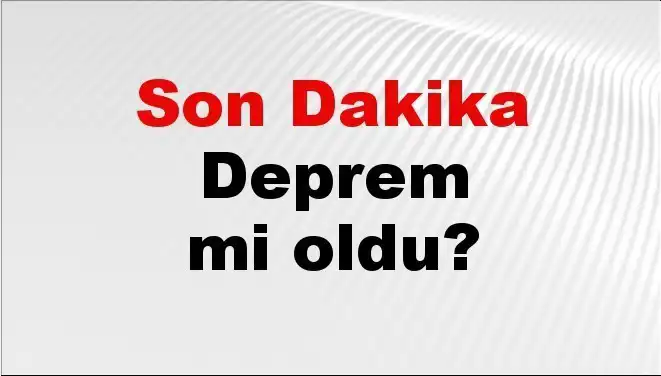 Kahramanmaraş'ta Deprem Alarmı: Son Gelişmeler ve Bilgiler