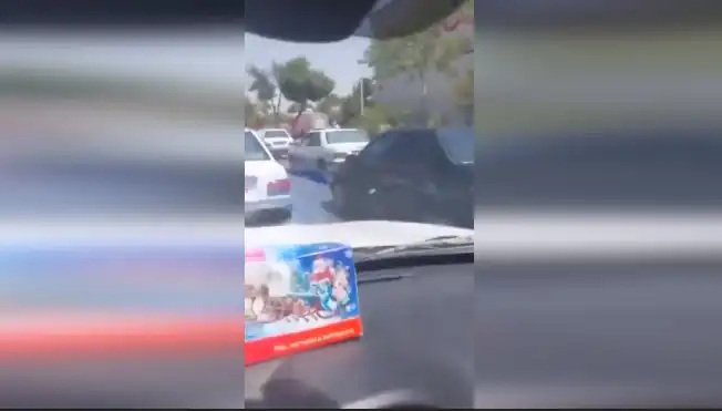 İsrail'in İsfahan'da Gerçekleştirdiği Saldırı Anı: Gözler Kamerada!