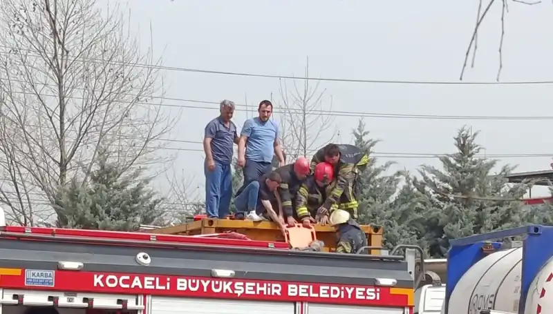 Tehlikeli Madde Taşıyan TIR Tankına Düştü: Hayatını Kaybetme Riskiyle Karşı Karşıya