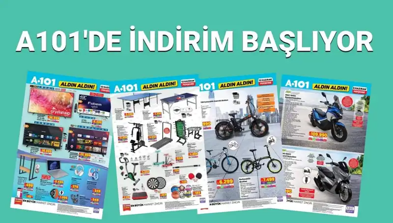 A101 Market’te 12 Haziran Aktüel Kataloğu Yayınlandı: Fırsatlar Kaçmaz!