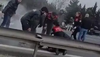 TEM Otoyolu'nda Zincirleme Kaza: Dört Polis Yaranın Arasında!
