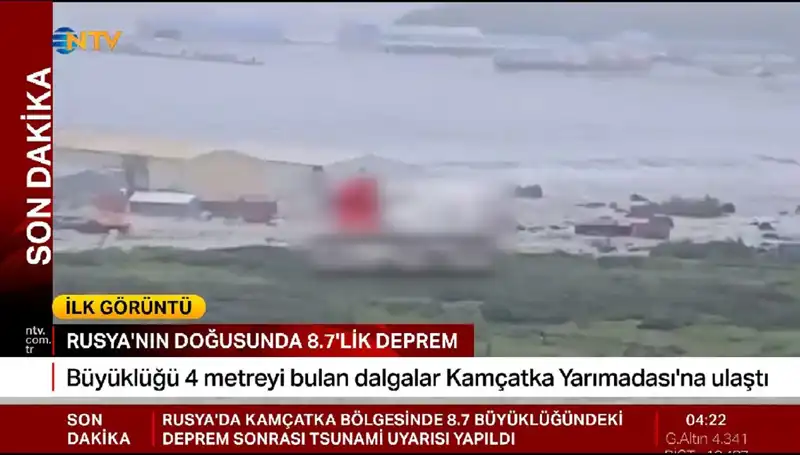 Kamçatka Kıyıları'nda Tsunami Tehlikesi: İlk Dalgalar Geliyor