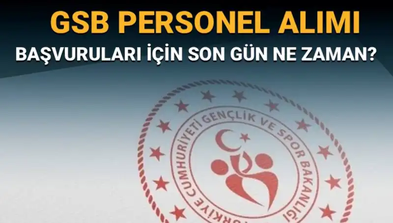 Gençlik ve Spor Bakanlığı Personel Alımı: Son Başvuru Tarihleri Açıklandı!