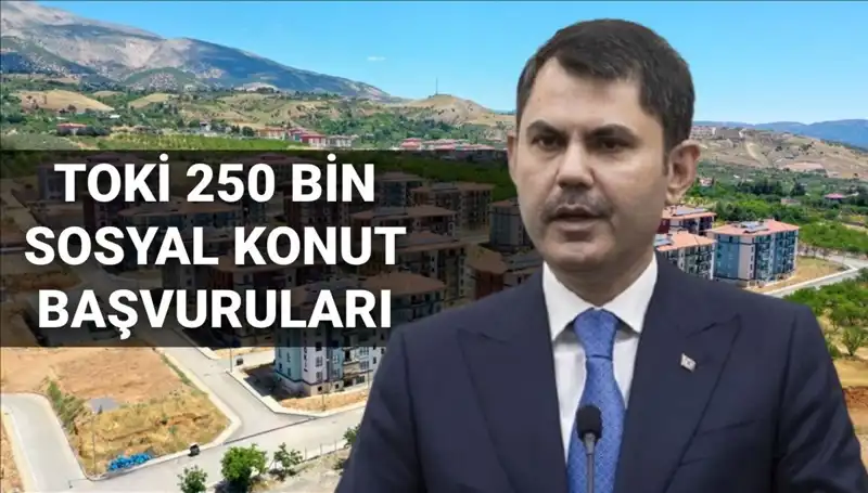 2025'te TOKİ 250 Bin Sosyal Konut Başvuruları: Tarih Belli Oldu!