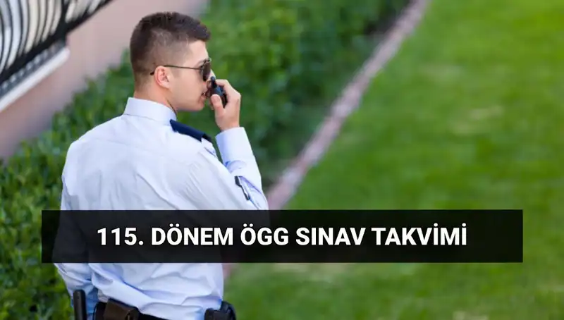 2025 Özel Güvenlik Sınavlarının Tarihleri ve Yerleri Açıklandı!