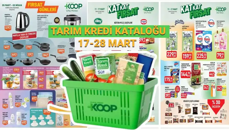 Tarım Kredi Kooperatif Marketleri'nde 20-27 Mart İndirim Fırtınası!